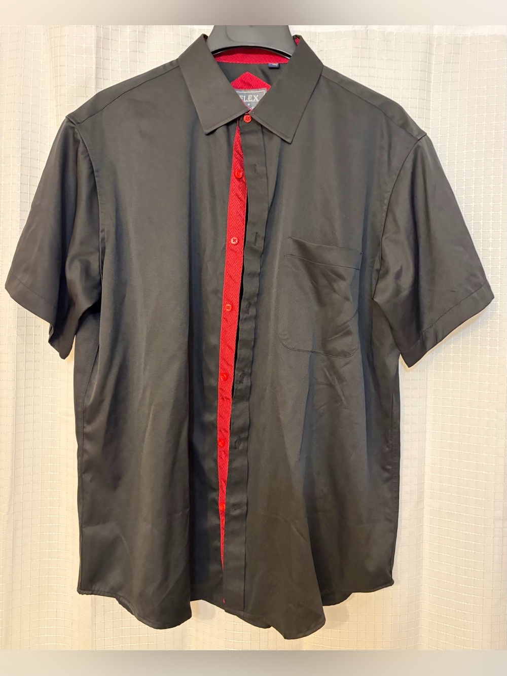 Design in Italy Flex Men’s luxury collection silk button-up - XL